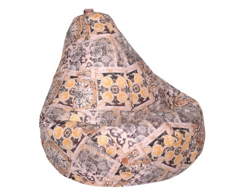 Кресло-мешок Сиена Коричневое Велюр L