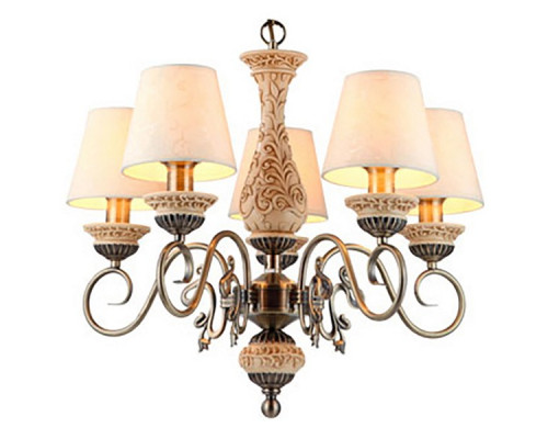 Подвесная люстра Arte Lamp Ivory A9070LM-5AB