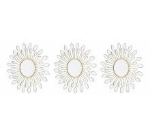 Набор из 3 зеркал настенных (25 см) Aviere 29209