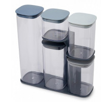 Набор из 5 банок для пищевых продуктов (19x10x20.8 см) Podium Sky 81106