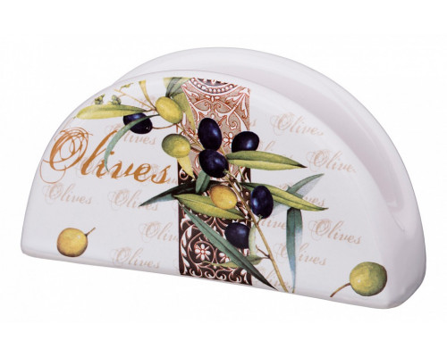Салфетница (13.5x4x7 см) Оливки 358-1022