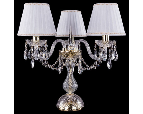 Настольная лампа декоративная Bohemia Ivele Crystal 5706 1406L/3/141-39/G/SH2A-160