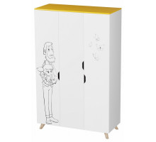 Шкаф платяной Простоквашино Скандинавик