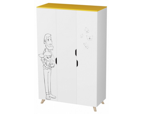 Шкаф платяной Простоквашино Скандинавик