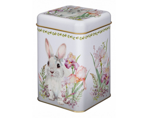 Банка для пищевых продуктов (10.5x10.5x16 см) Ирисы 949-010