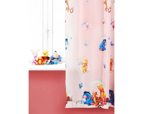 Портьера (200x265 см) 1шт. Винни радуга