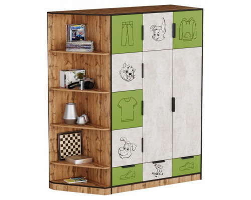 Шкаф комбинированный Простоквашино Лофт