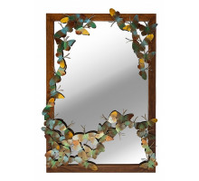 Зеркало настенное (65.5x20x96.5 см) Бабочки 874-129