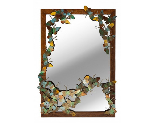 Зеркало настенное (65.5x20x96.5 см) Бабочки 874-129