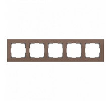 Рамка на 5 постов Werkel Aluminium WL11-Frame-05