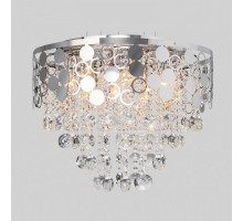 Подвесной светильник Eurosvet Lianna 10114/8 хром/прозрачный хрусталь Strotskis