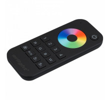 Пульт-регулятор цвета RGBW с сенсорным кольцом Arlight SMART-R SMART-R26-RGBW Black (4 зоны, 2.4G)