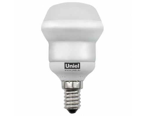Лампа компактная люминесцентная Uniel  E14 9Вт 2700K 00796