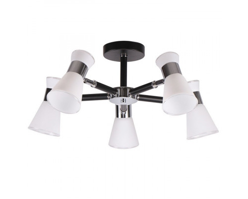 Люстра на штанге Imex MD.6559 MD.6559-5-S CH+BK