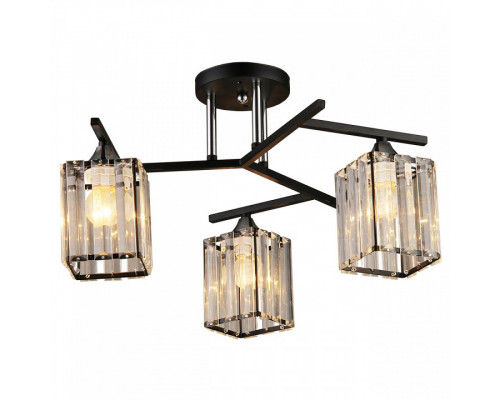 Люстра на штанге Imex MD.3278 MD.3278-3-S BK+CH