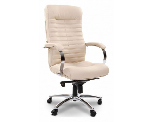 Кресло компьютерное Chairman 480 бежевый/хром, черный