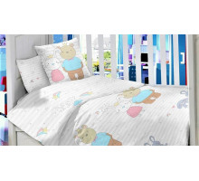 Постельное белье детское Зайка с Мишкой