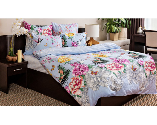 Постельное белье семейное Журавли