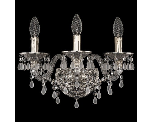 Бра Bohemia Ivele Crystal 1611 16110B/3/141 Ni V0300