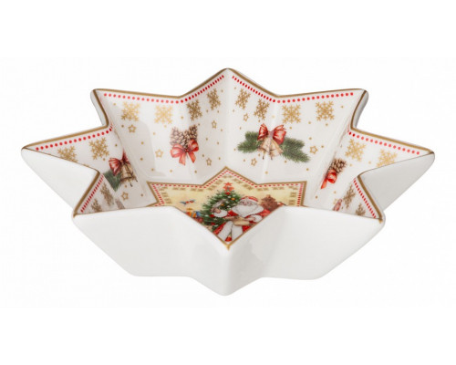 Блюдо (17x4 см) Дед Мороз 85-1742