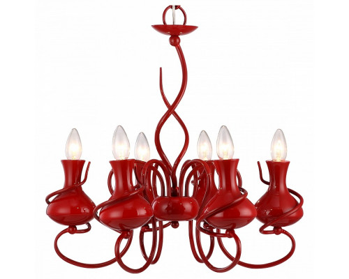 Подвесная люстра Arte Lamp Vaso A6819LM-6RD