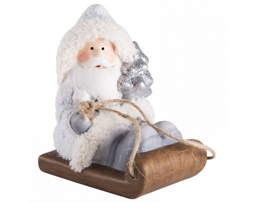 Дед Мороз световой [13х9.5х14 см] Дед Мороз на санях 505-001