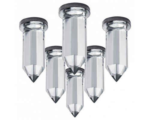 Комплект из 6 встраиваемых светильников Lightstar Nubella 079064