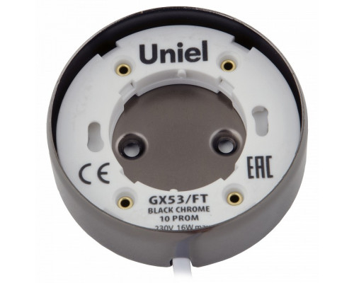 Накладной светильник Uniel GX53/FT GX53/FT BLACK CHROME 10 PROM