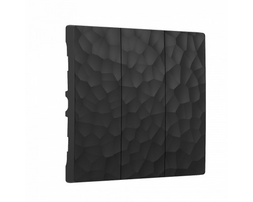 Клавиша для выключателя трехклавишного Werkel Hammer W1239008 (черный)