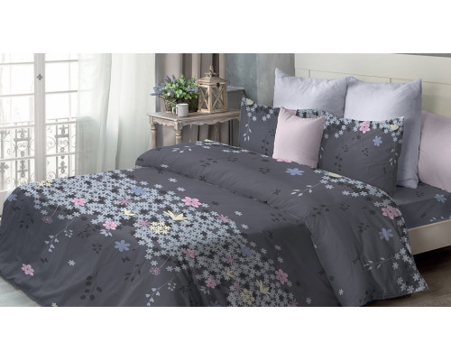 Постельное белье семейное Незабудка