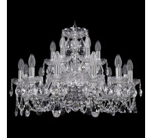 Подвесная люстра Bohemia Ivele Crystal 1402 1402/12+6/240/Ni