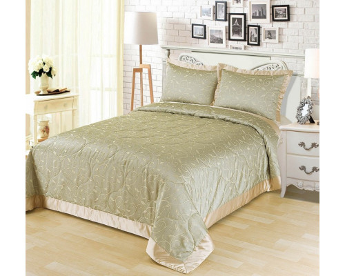 Покрывало с наволочками евростандарт Жардин