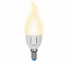 Лампа светодиодная Uniel Palazzo E14 7Вт 3000K LEDCW377WWWE14 220ВFRPLP01WH