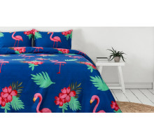 Постельное белье двуспальное Фламинго