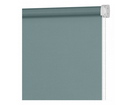 Штора рулонная (90x160 см) Плайн Бирюзово-Синий