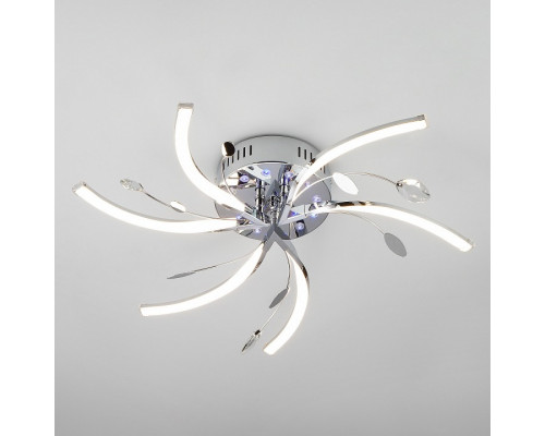 Потолочная люстра Eurosvet Windmill 90125/6 хром 45W