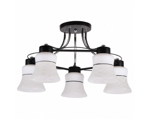 Потолочная люстра Imex 51423 MD.51423-5-S BK+CH