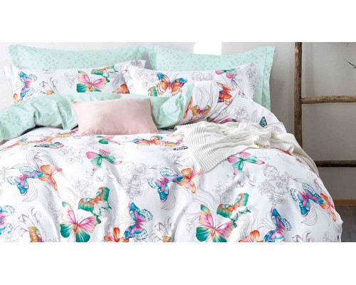 Постельное белье семейное Satin de Luxe Летняя поляна