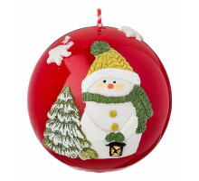 Свеча декоративная (8x8 см) Новый год