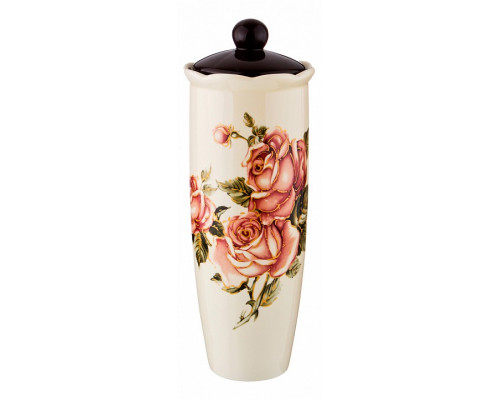 Банка для пищевых продуктов (12х33 см) Корейская роза 358-1451