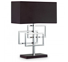 Настольная лампа декоративная Ideal Lux Luxury LUXURY TL1 CROMO