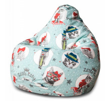 Кресло-мешок Кошки Жаккард L
