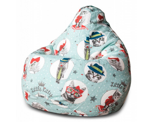 Кресло-мешок Кошки Жаккард L