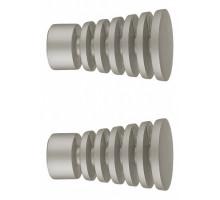 Набор из 2 наконечников для карнизов Конус резной