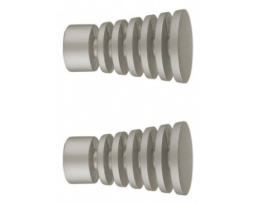 Набор из 2 наконечников для карнизов Конус резной