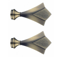 Набор из 2 наконечников для карнизов Стрела