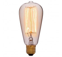 Лампа накаливания Sun Lumen ST64 E27 40Вт 2200K 051-910