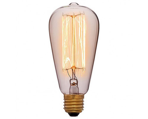 Лампа накаливания Sun Lumen ST64 E27 40Вт 2200K 051-910