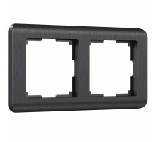 Рамка на 2 поста Werkel  WL12-Frame-02  (графит)