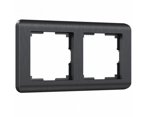 Рамка на 2 поста Werkel  WL12-Frame-02  (графит)